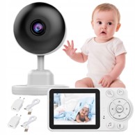 VERKGROUP Baby monitor, kamera za noćno gledanje, LCD zaslon 2,8"